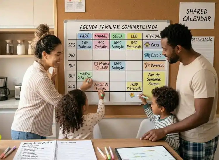 agenda familiar compartilhada