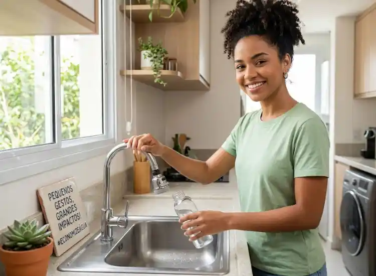como economizar água em casa