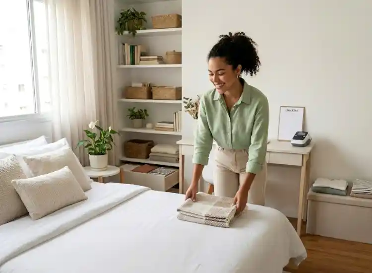 como limpar e organizar o quarto