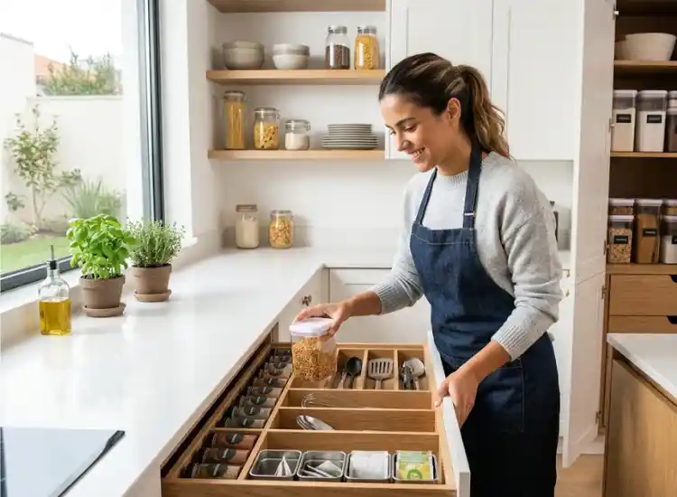 como organizar a cozinha