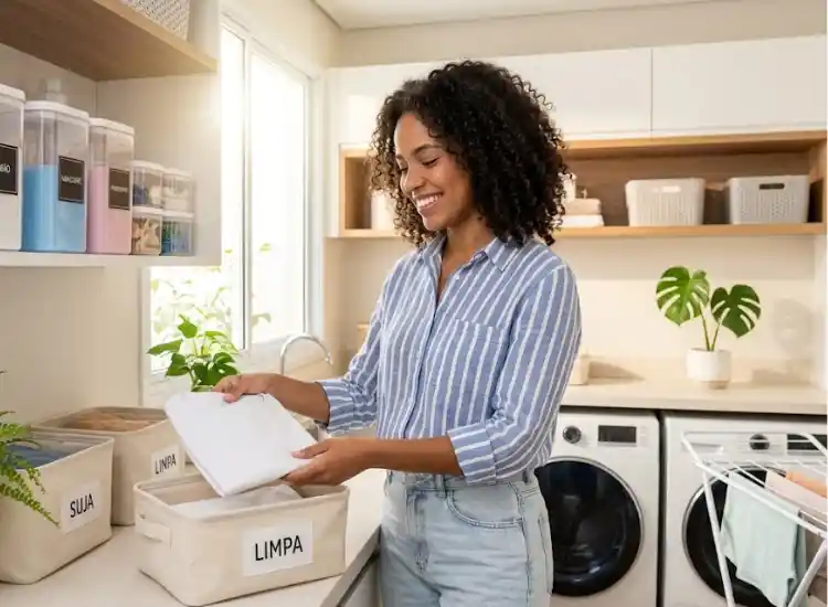 como organizar a lavanderia