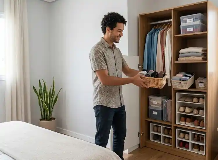 como organizar armários pequenos