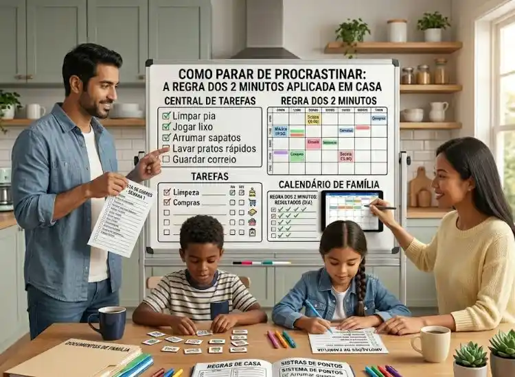 como parar de procrastinar tarefas domésticas