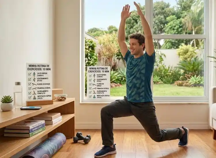 exercícios de 10 minutos em casa