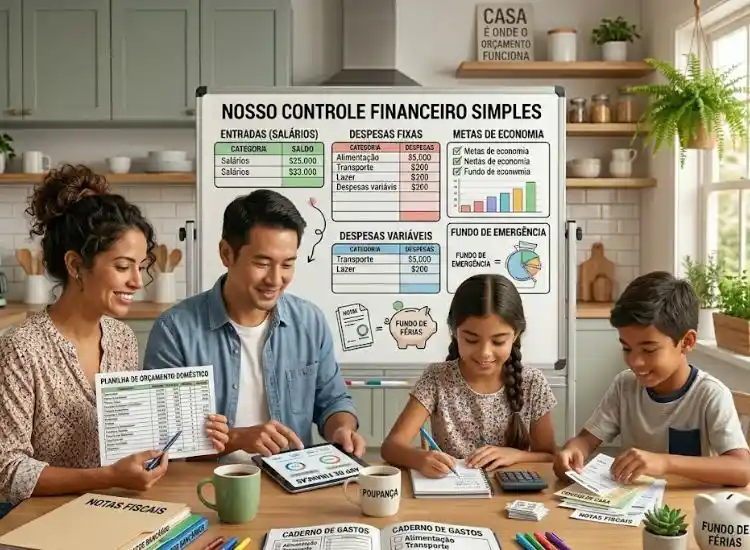 orçamento doméstico simples