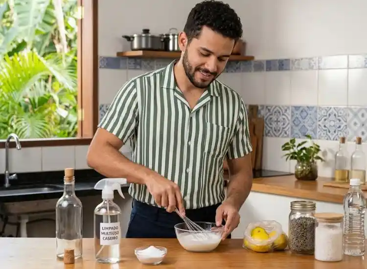 produtos de limpeza caseiros