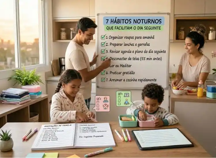 rotina noturna adulto
