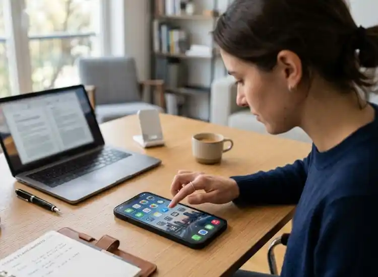 como organizar o celular